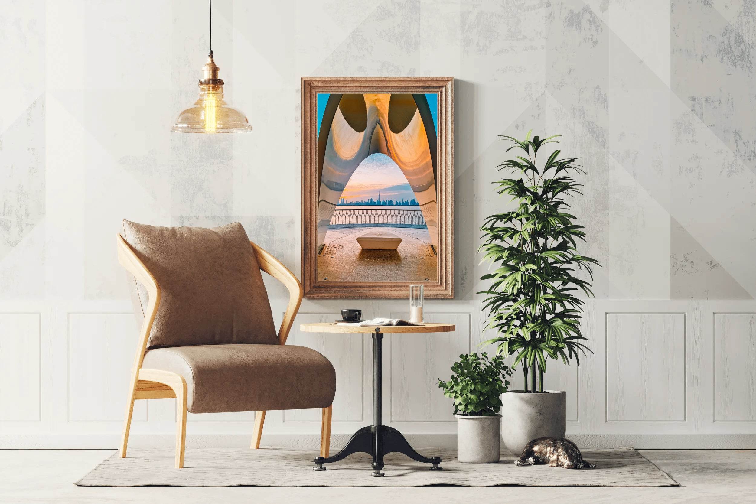 A City Across the Ocean Wall Art - beink online art store