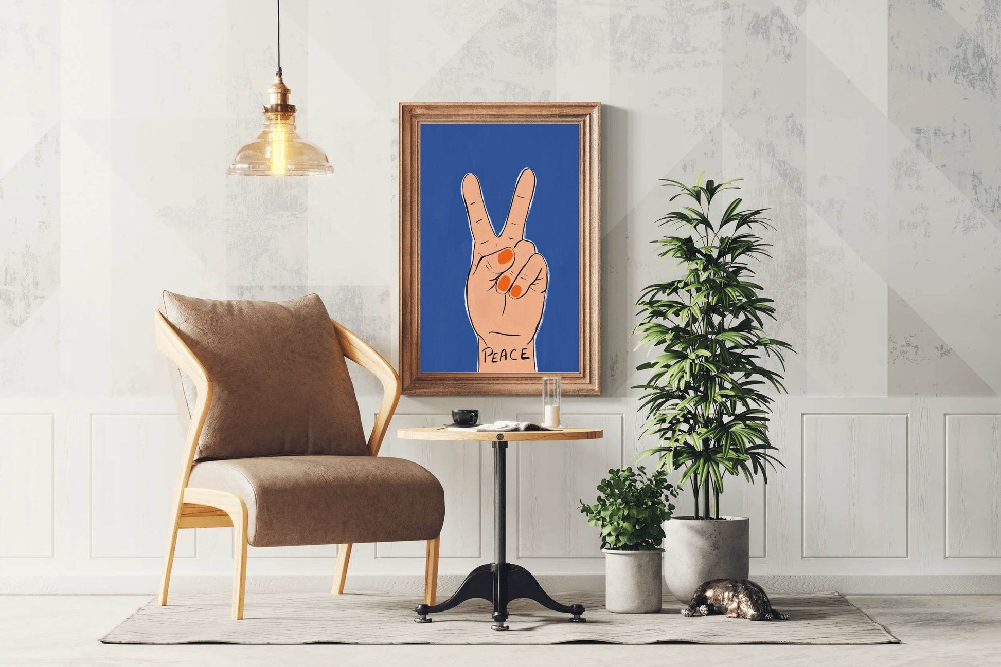 Symbol of Peace And Friendship Wall Art - beink online art store