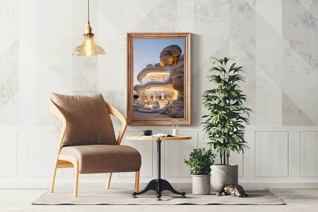 Rock House Wall Art - beink online art store
