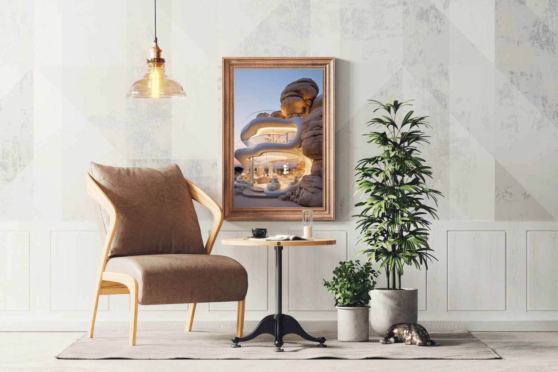Rock House Wall Art - beink online art store