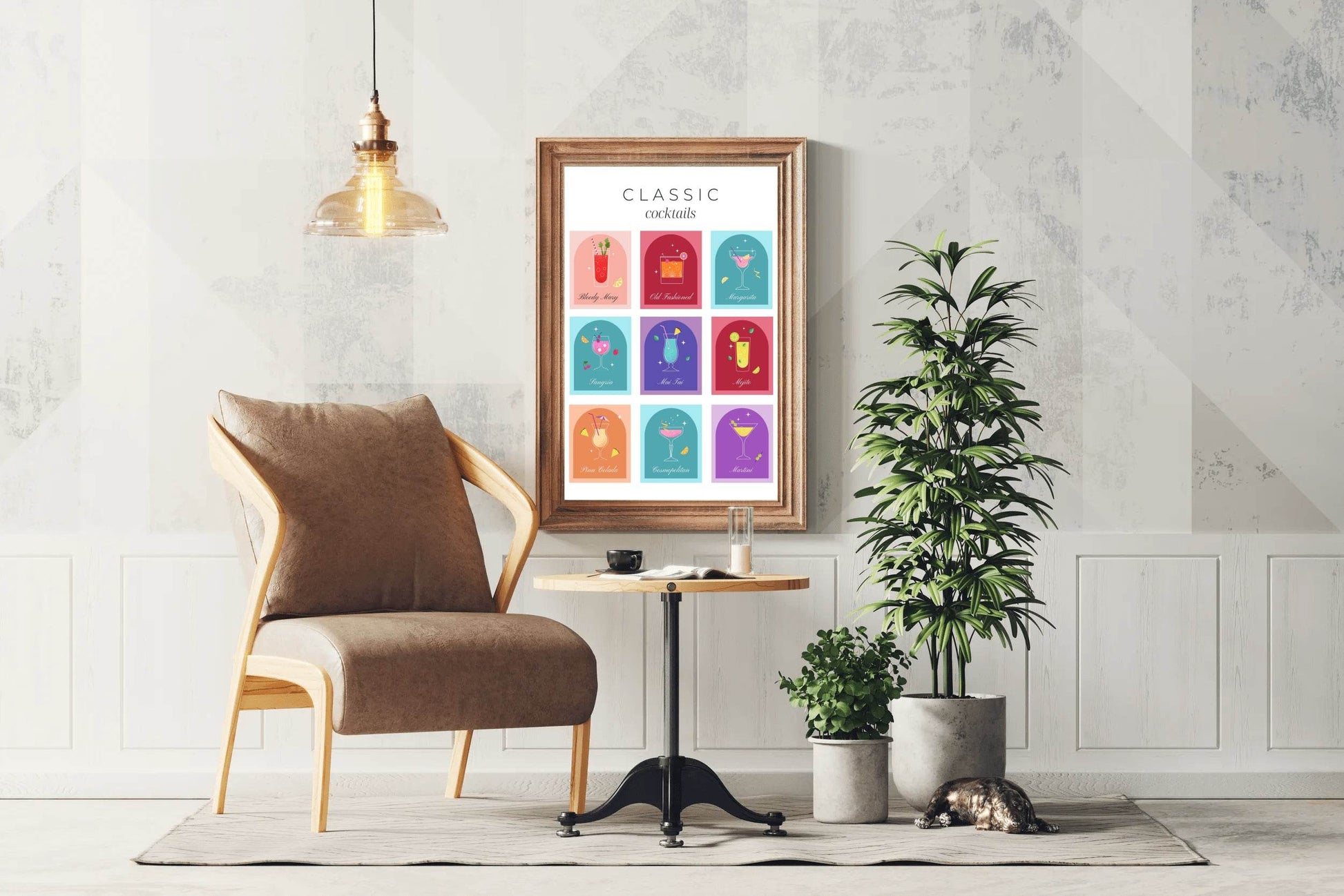 Classic Cocktail Wall Art - beink online art store