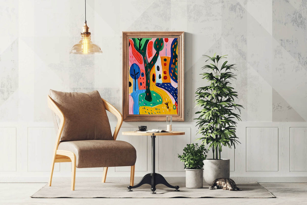 Colorful Landscape Digital Art - beink online art store