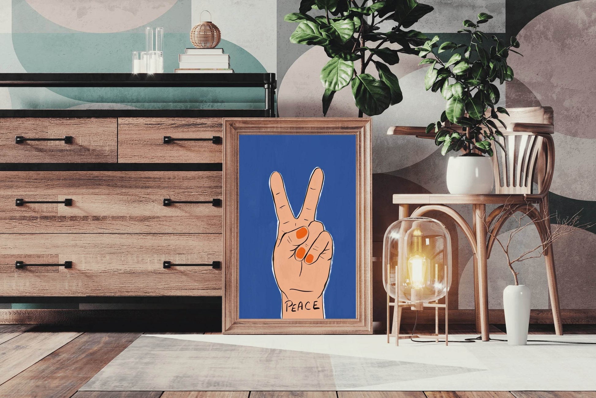 Symbol of Peace And Friendship Wall Art - beink online art store