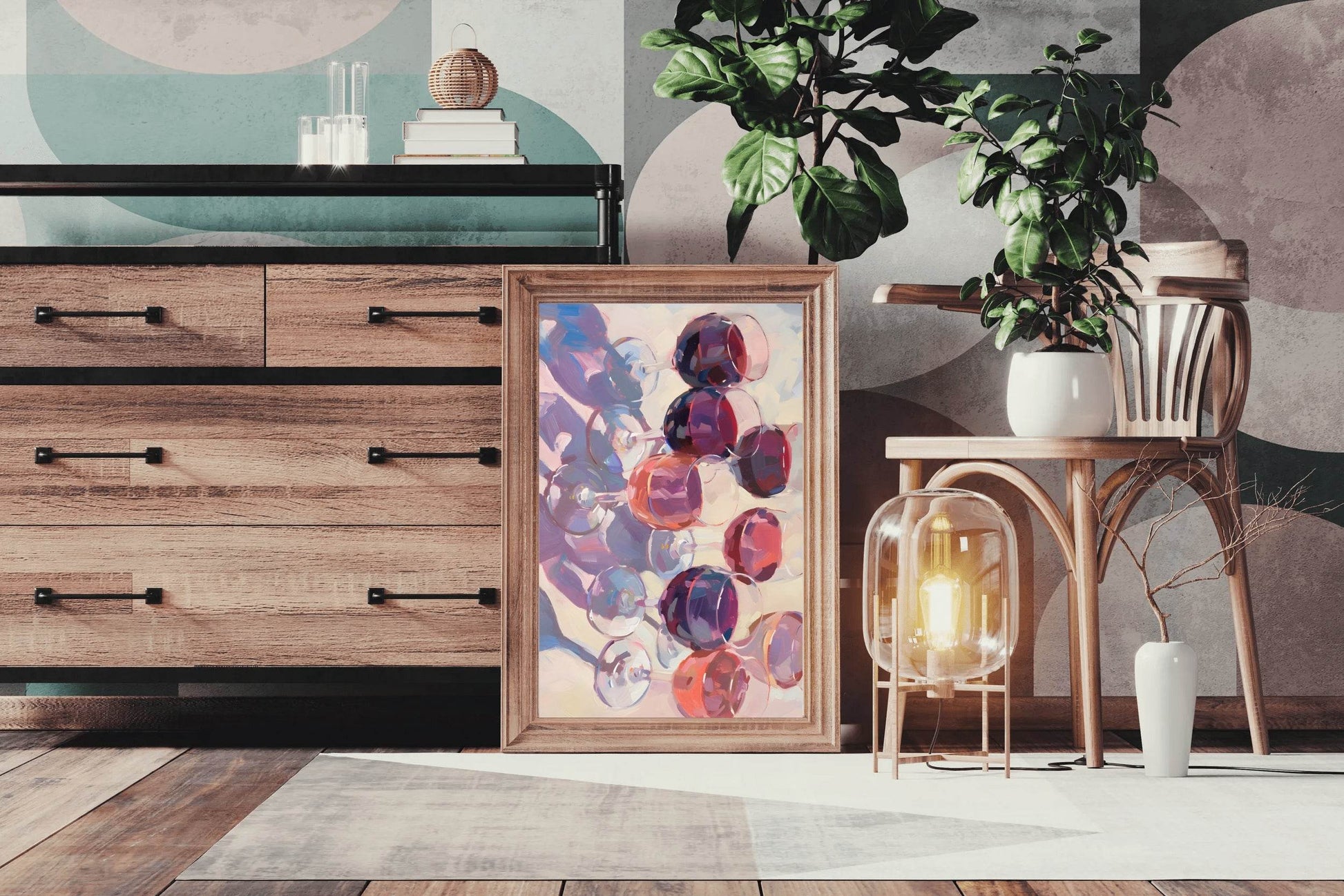 Painting Wine Cocktails Wall Art - beink online art store