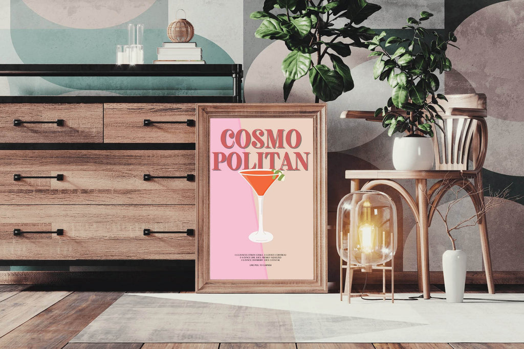 Cosmon Politan Cocktail Wall Art - beink online art store