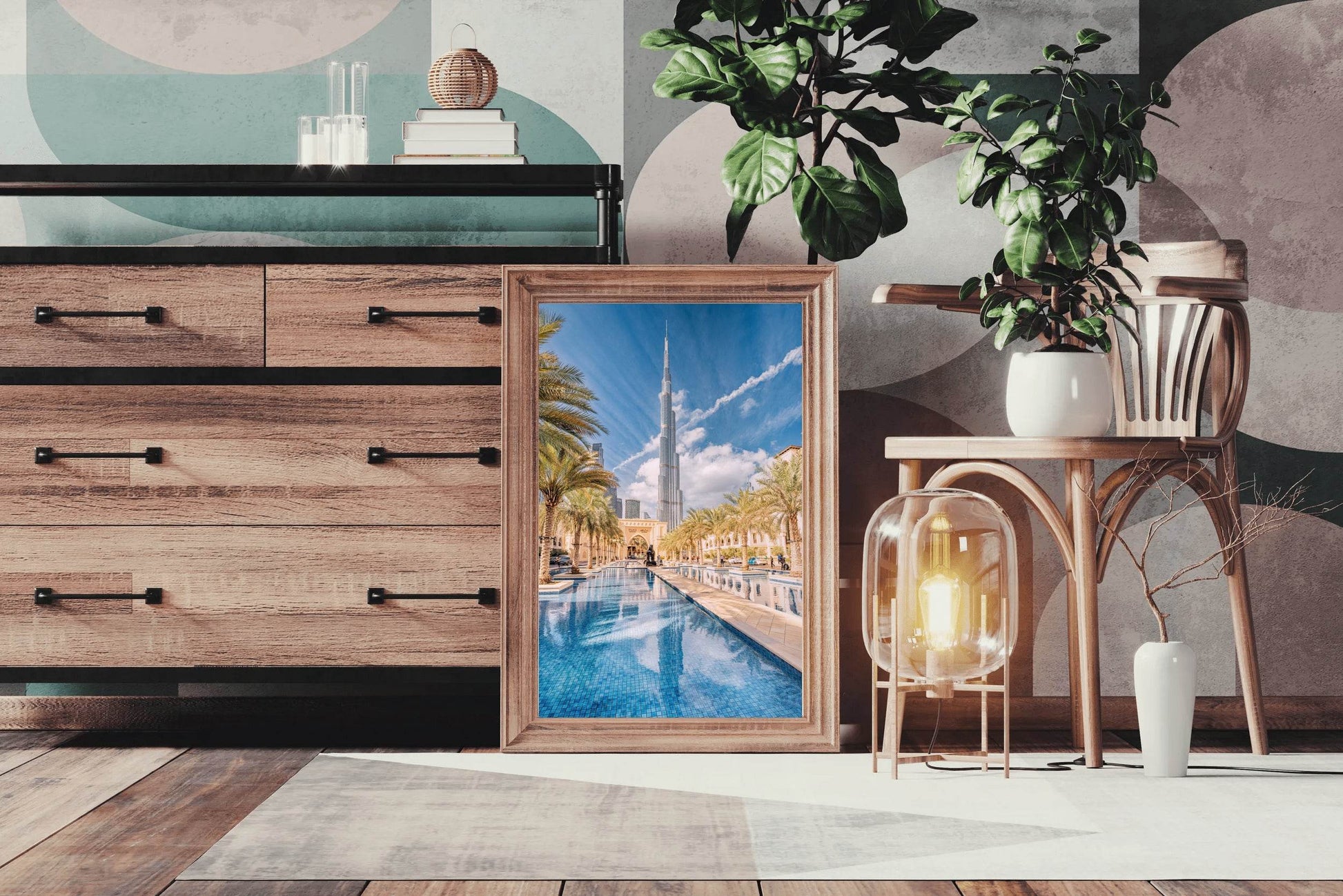 A View to the Burj Khalifa Wall Art - beink online art store