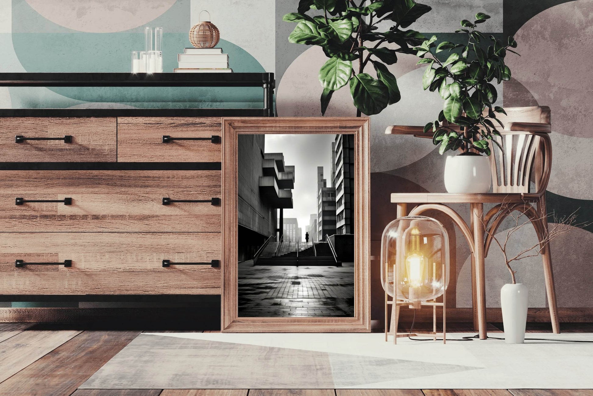 Black White Architectural Wall Art - beink online art store