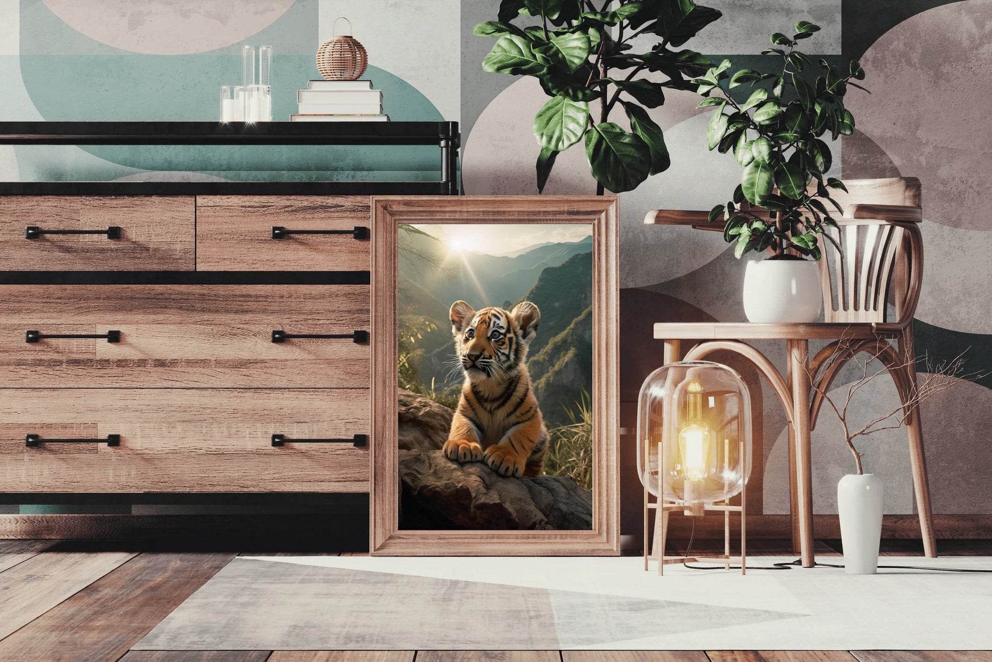 Bengal Tiger Animal Wall Art - beink online art store
