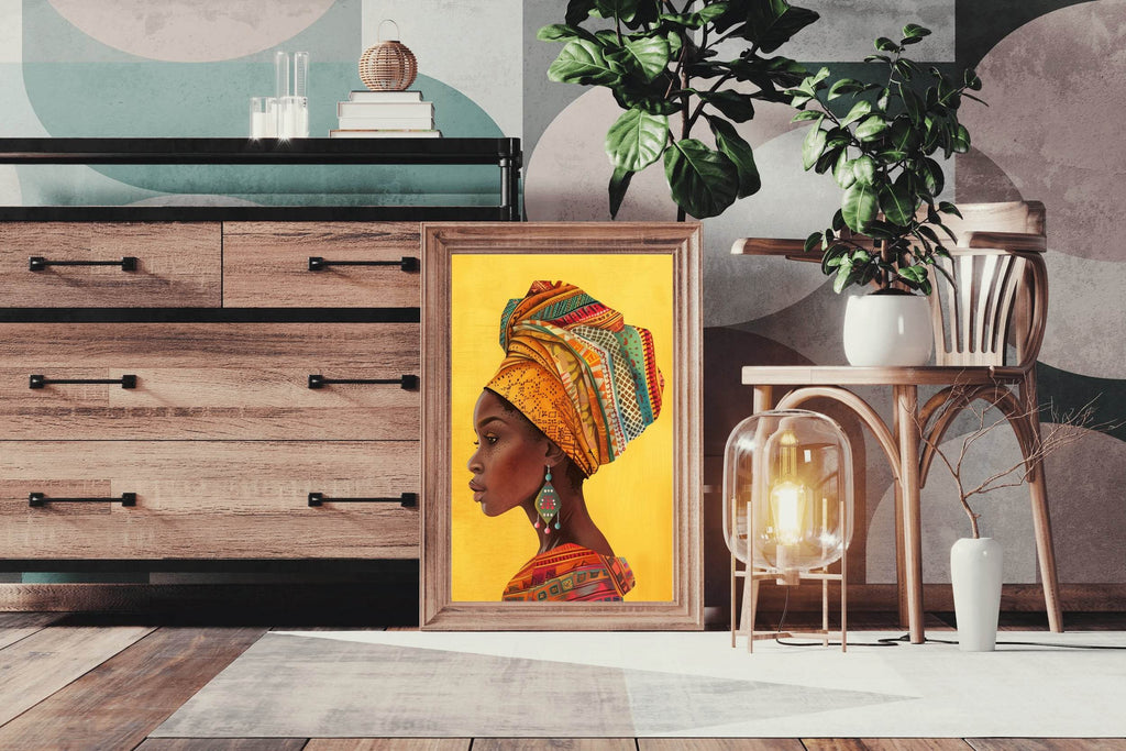 African Beauty Faces Wall Art - beink online art store
