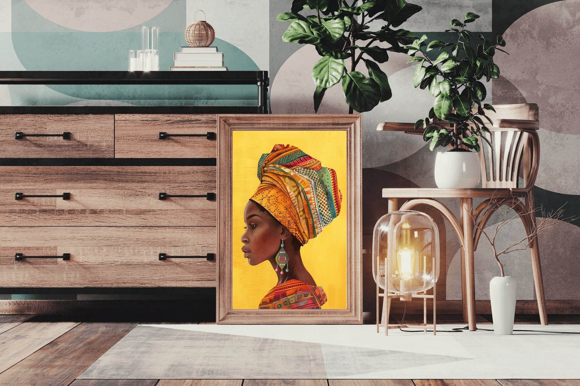 African Beauty Faces Wall Art - beink online art store