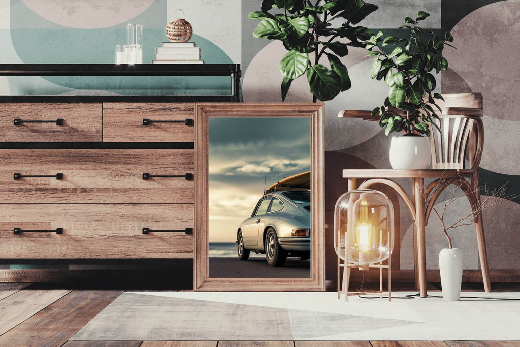 Porsche 911 Vintage Wall Art - beink online art store