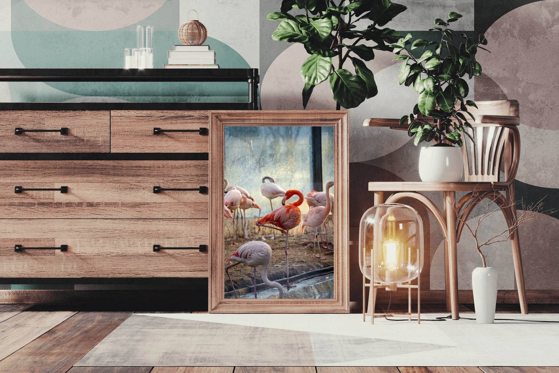 American Flamingo Wall Art - beink online art store