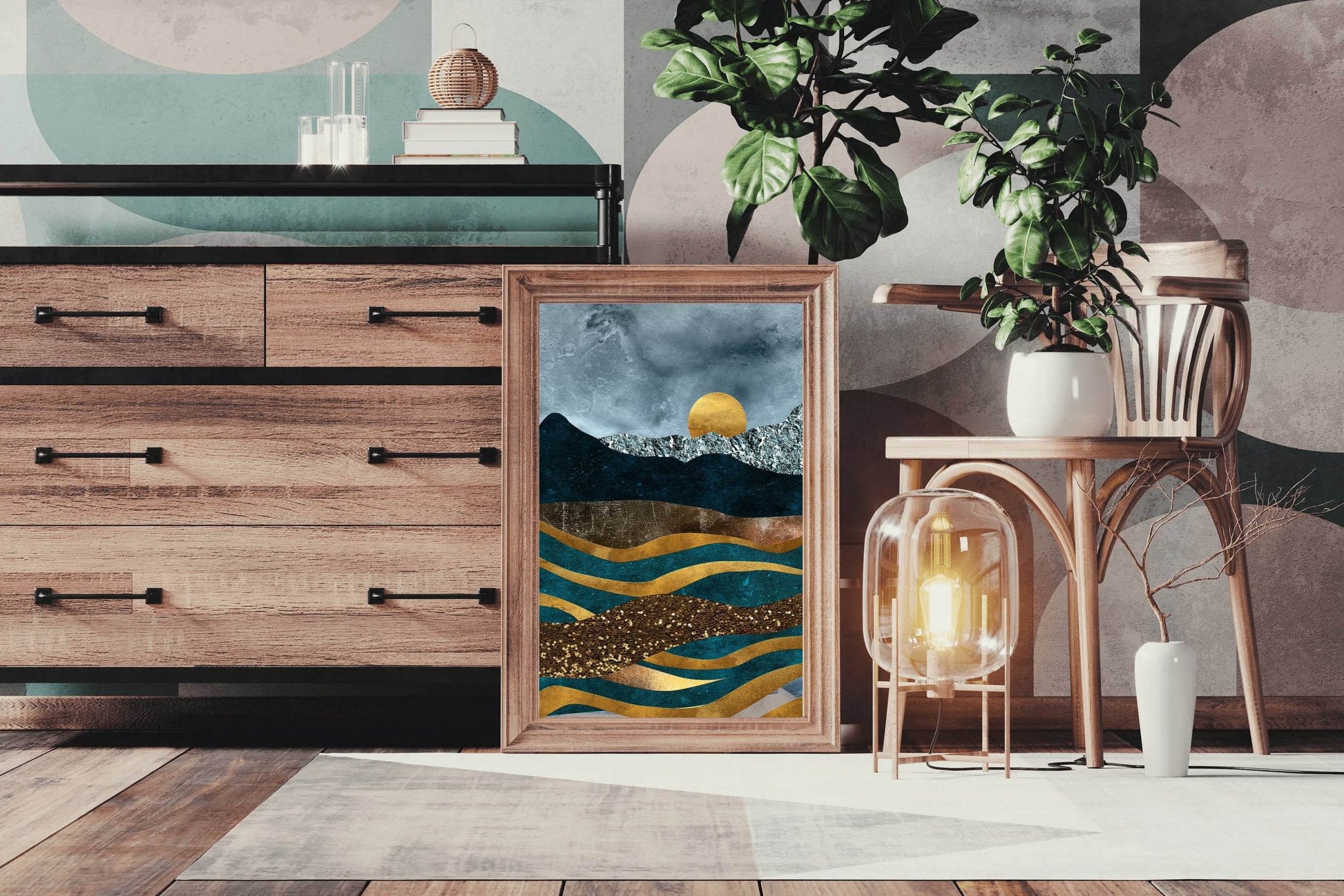 Coastal Dreamscape Modern Wall Art - beink online art store