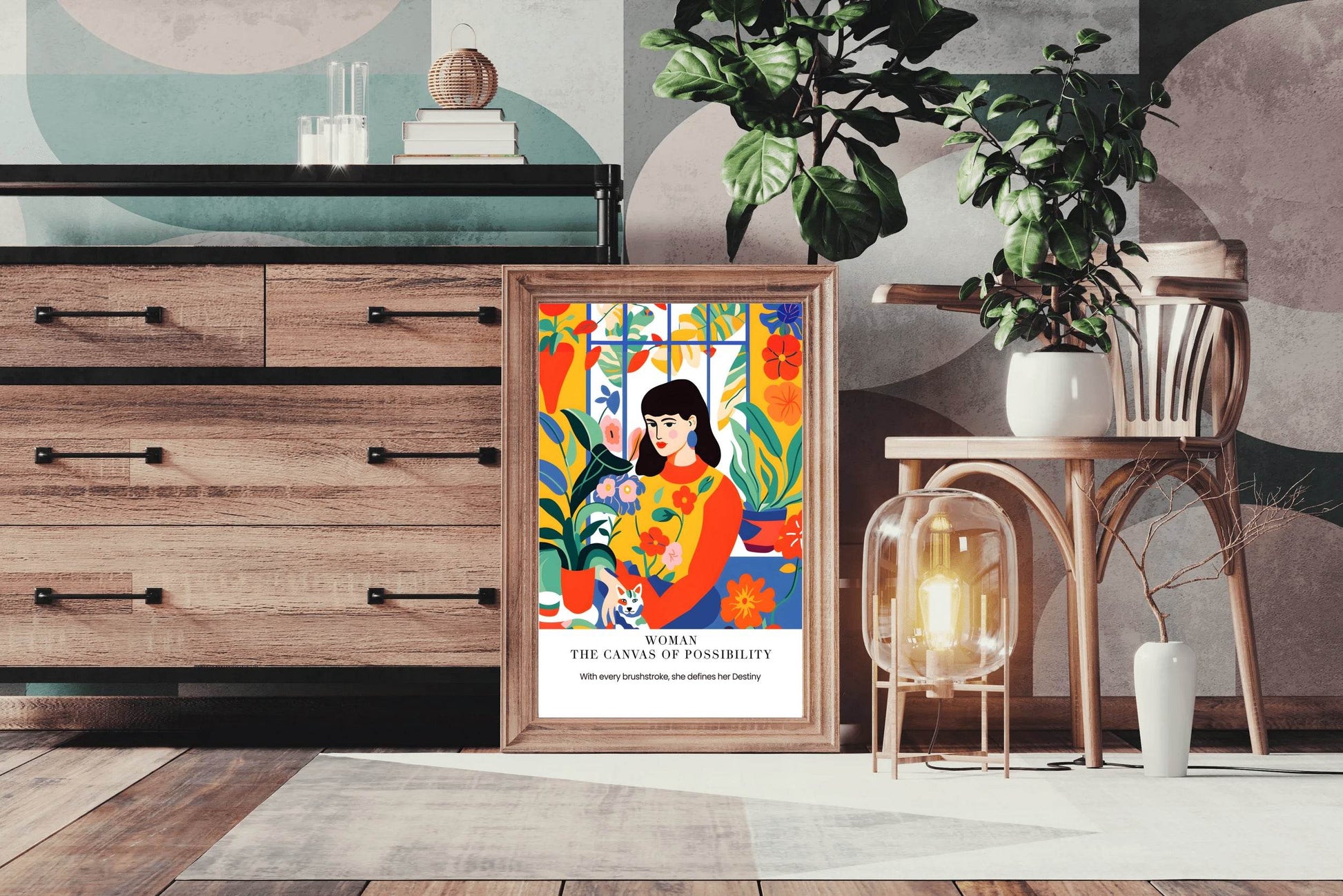 Abaya Plant Leaf Painting WALL Art - beink online art store