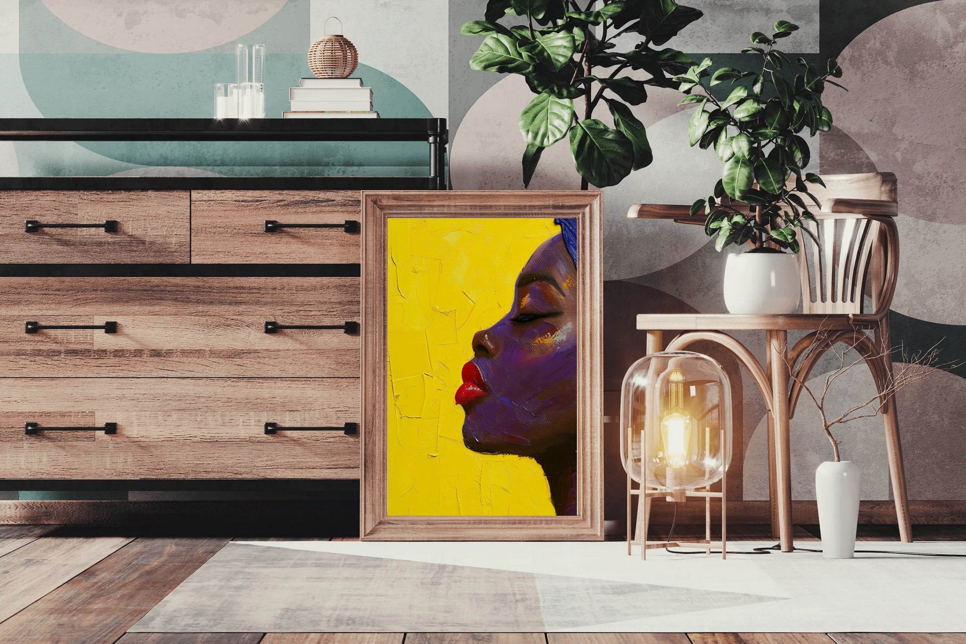 Minimal Woman Wall Art - beink online art store
