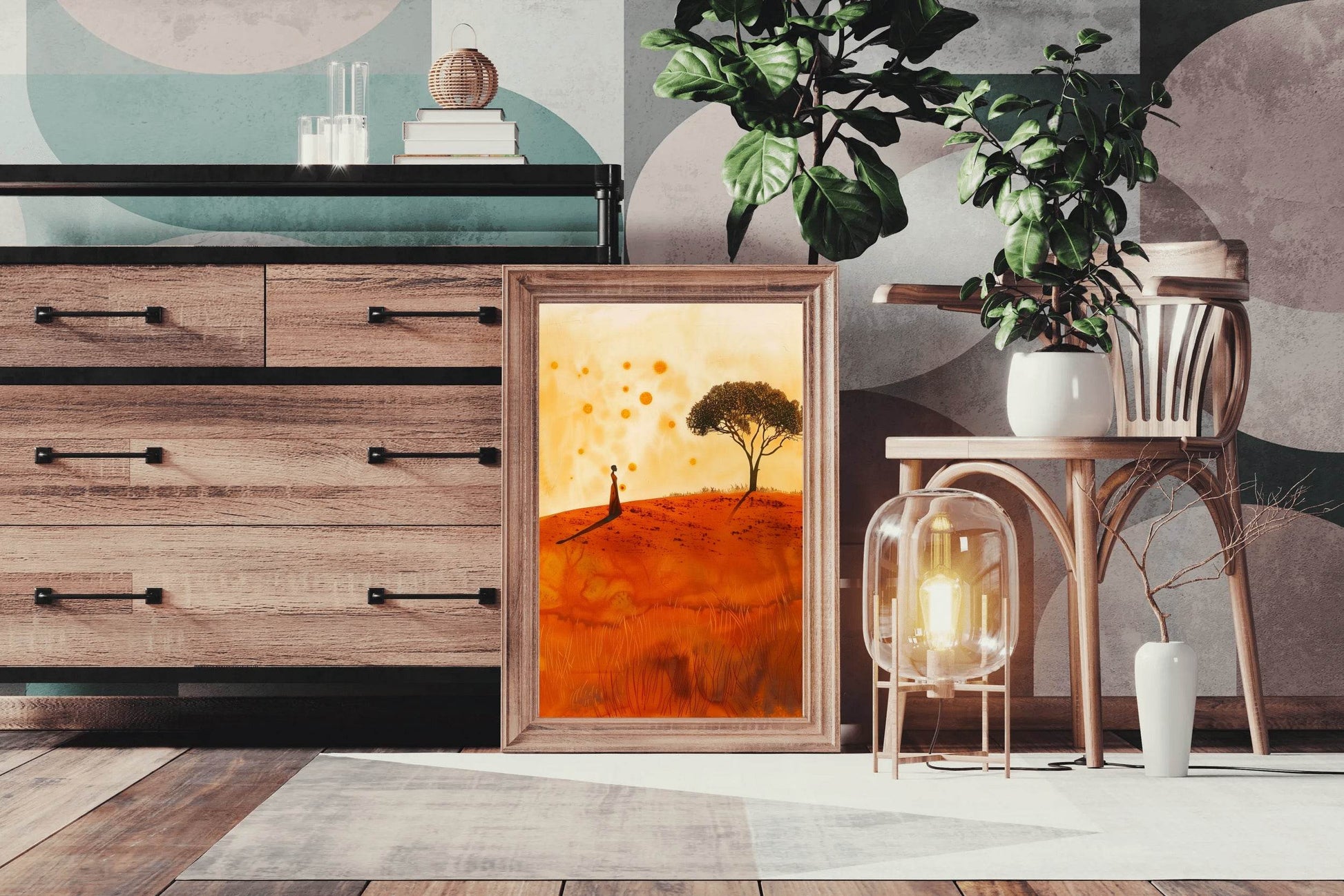 Abstract African Prints Wall Art - beink online art store
