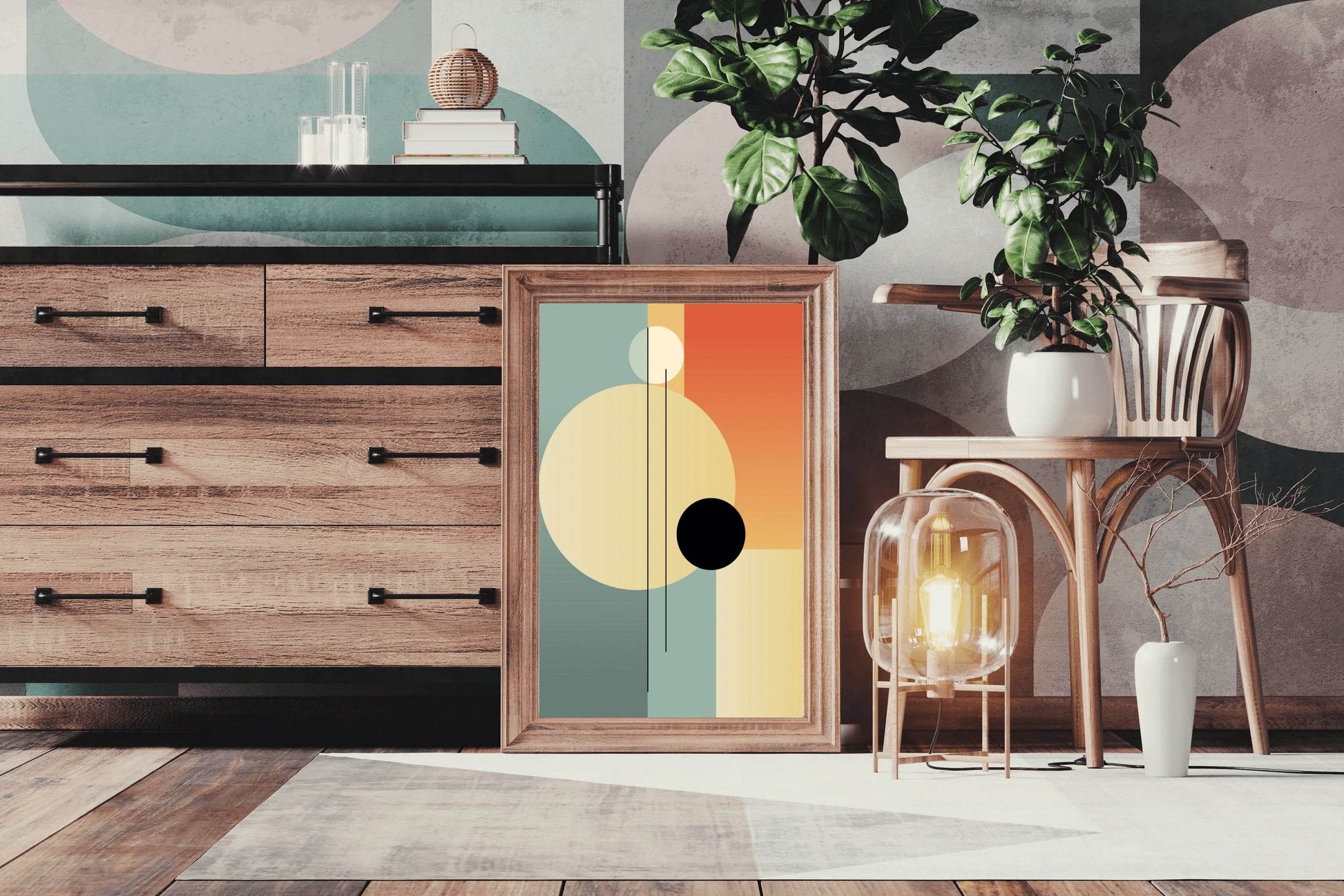 Creative Wallpaper Abstract Wall Art - beink online art store
