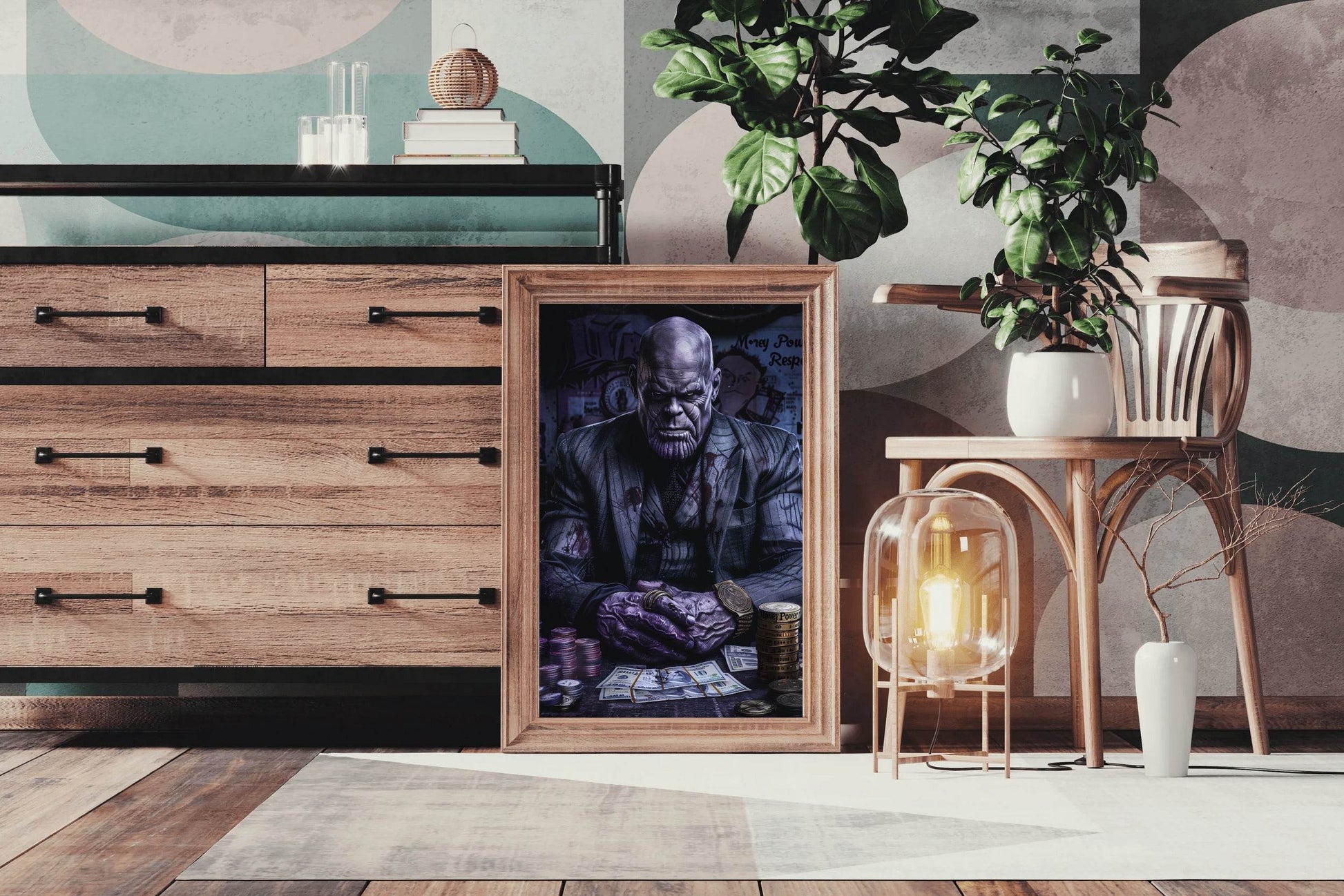 Picture of Thanos in Suit - beink online art store