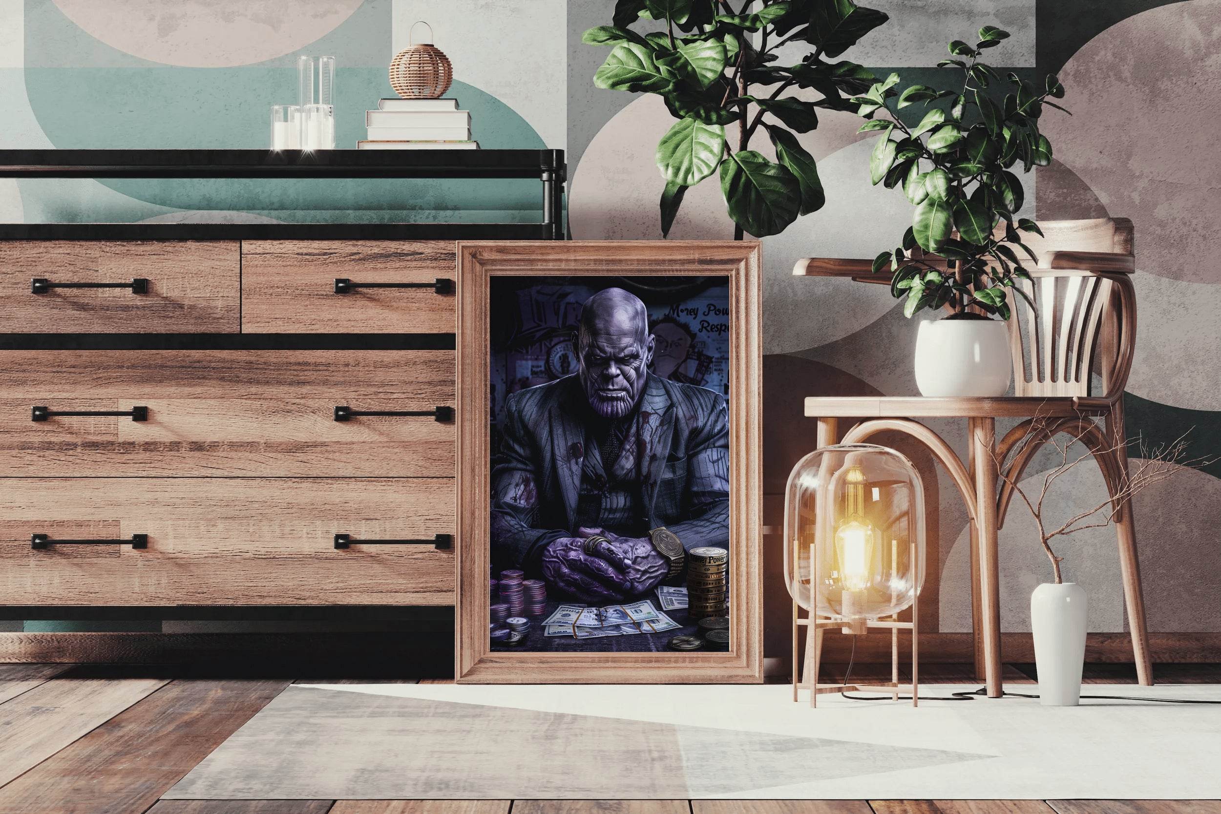 Picture of Thanos in Suit - beink online art store