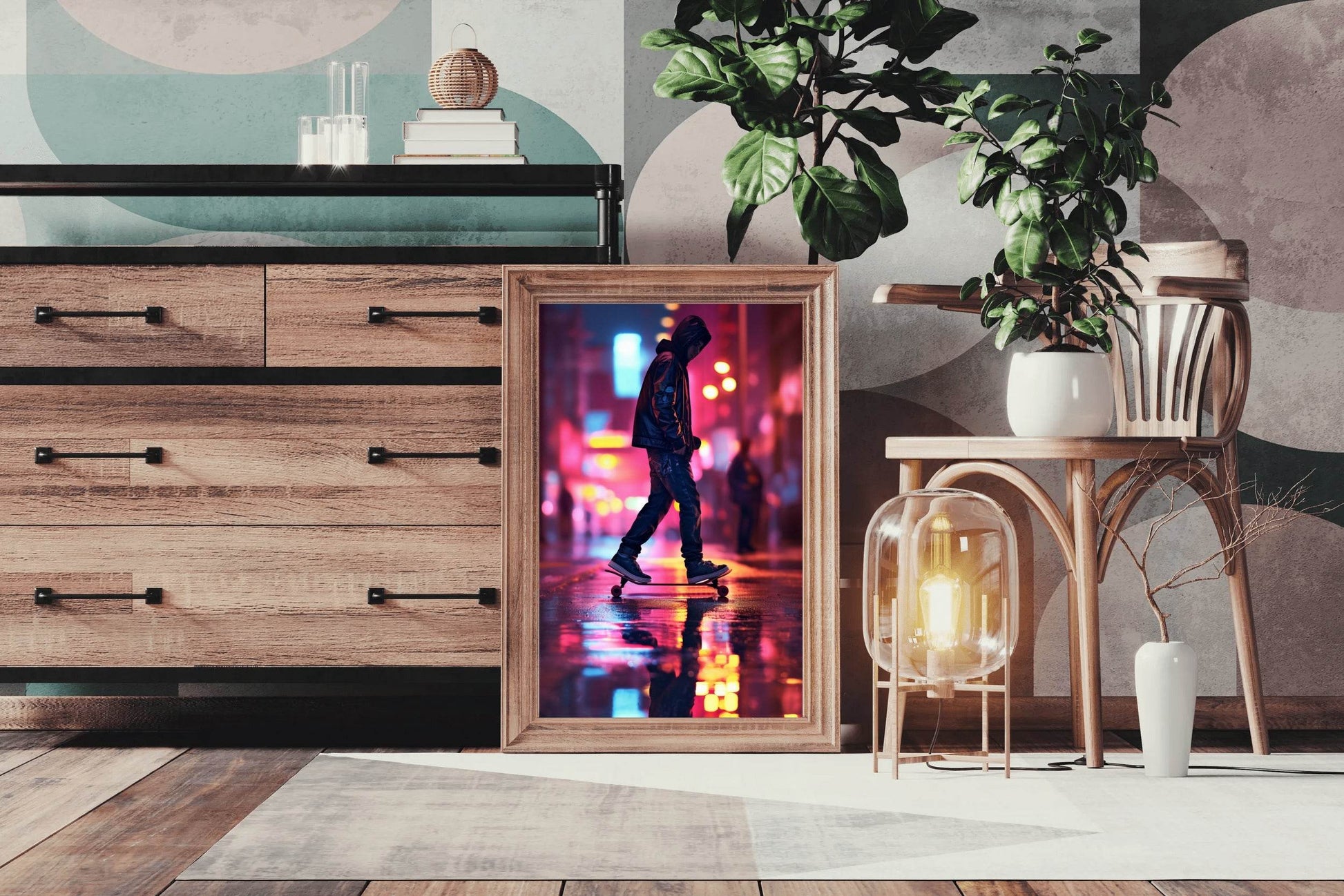 Young Skater Wall Art - beink online art store