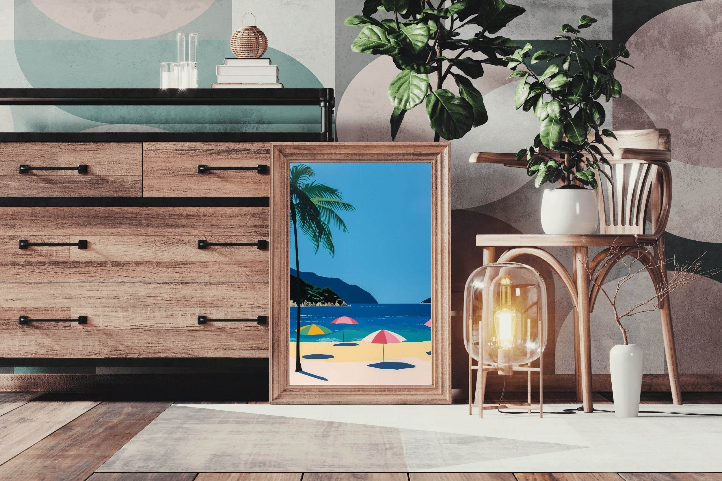 Summer Vibes Modern Wall Art - beink online art store