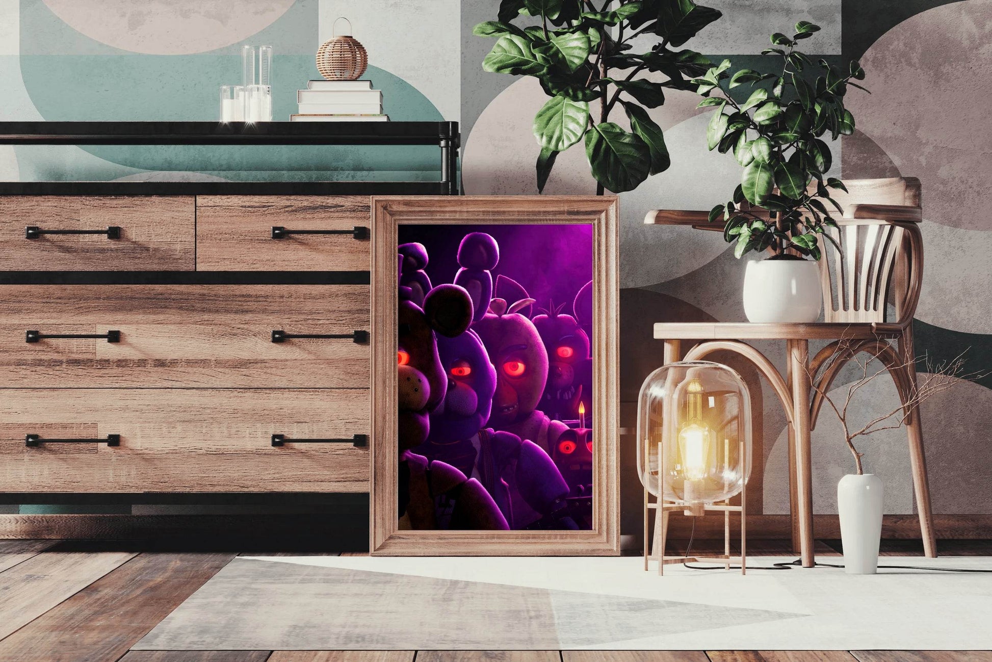 Five Nights at Freddy's Bear Wall Art - beink online art store
