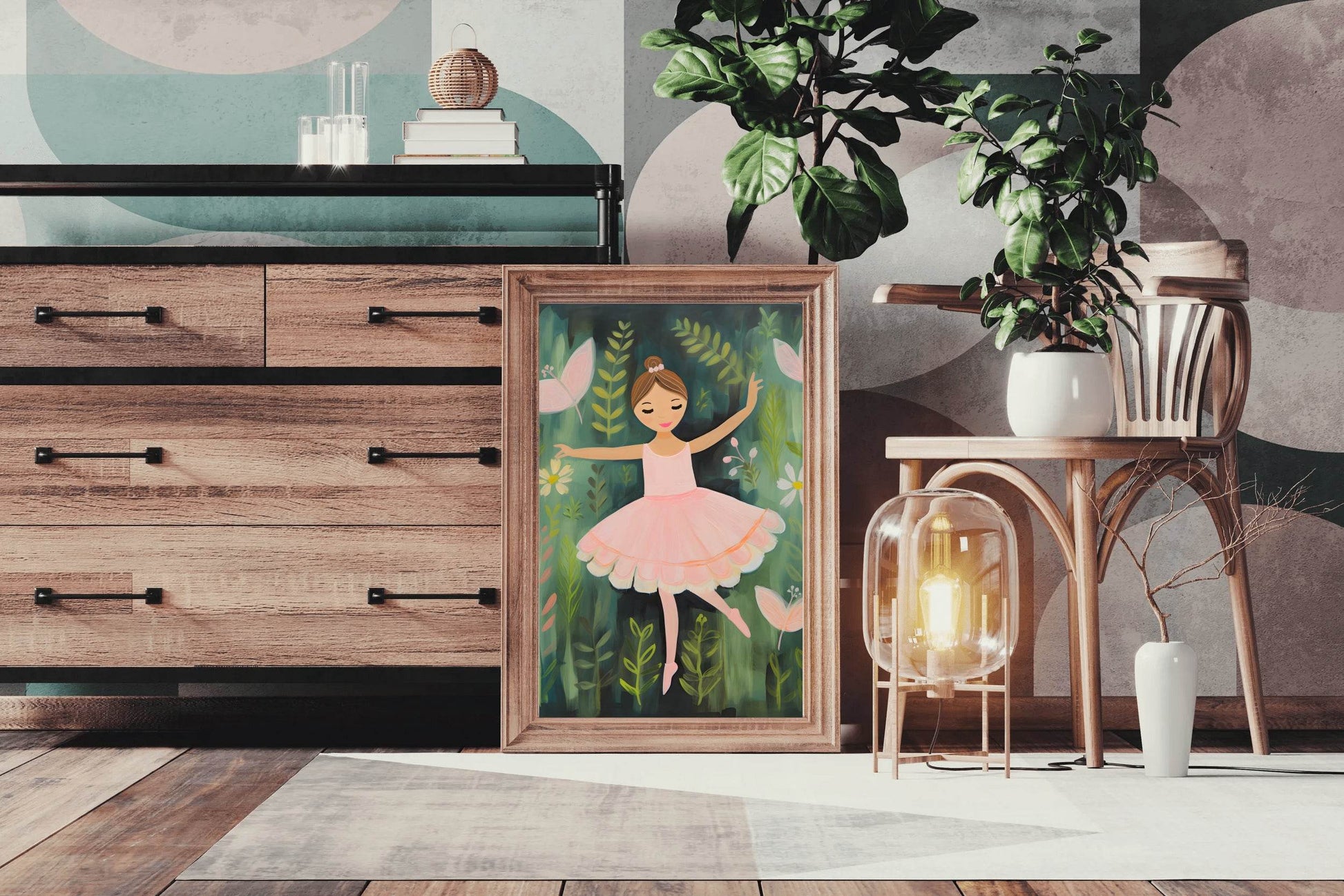 Ballerina Girl Art Print - beink online art store