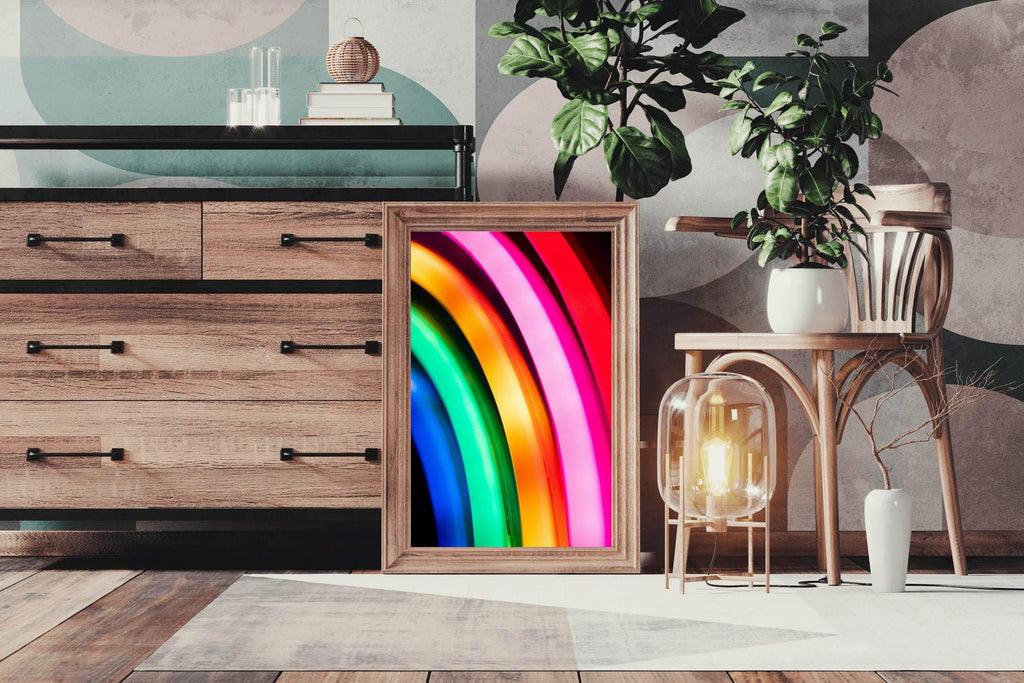 Multicolor Lines Abstract Wall Art - beink online art store
