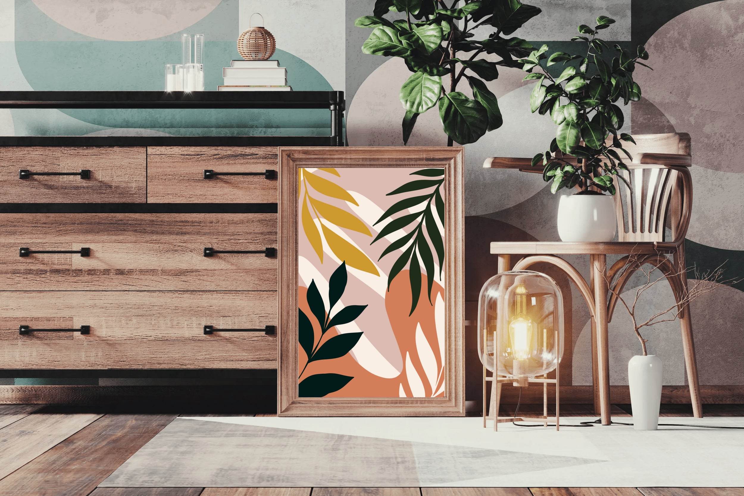 Leaves of Tropical Plants Wall Art - beink online art store