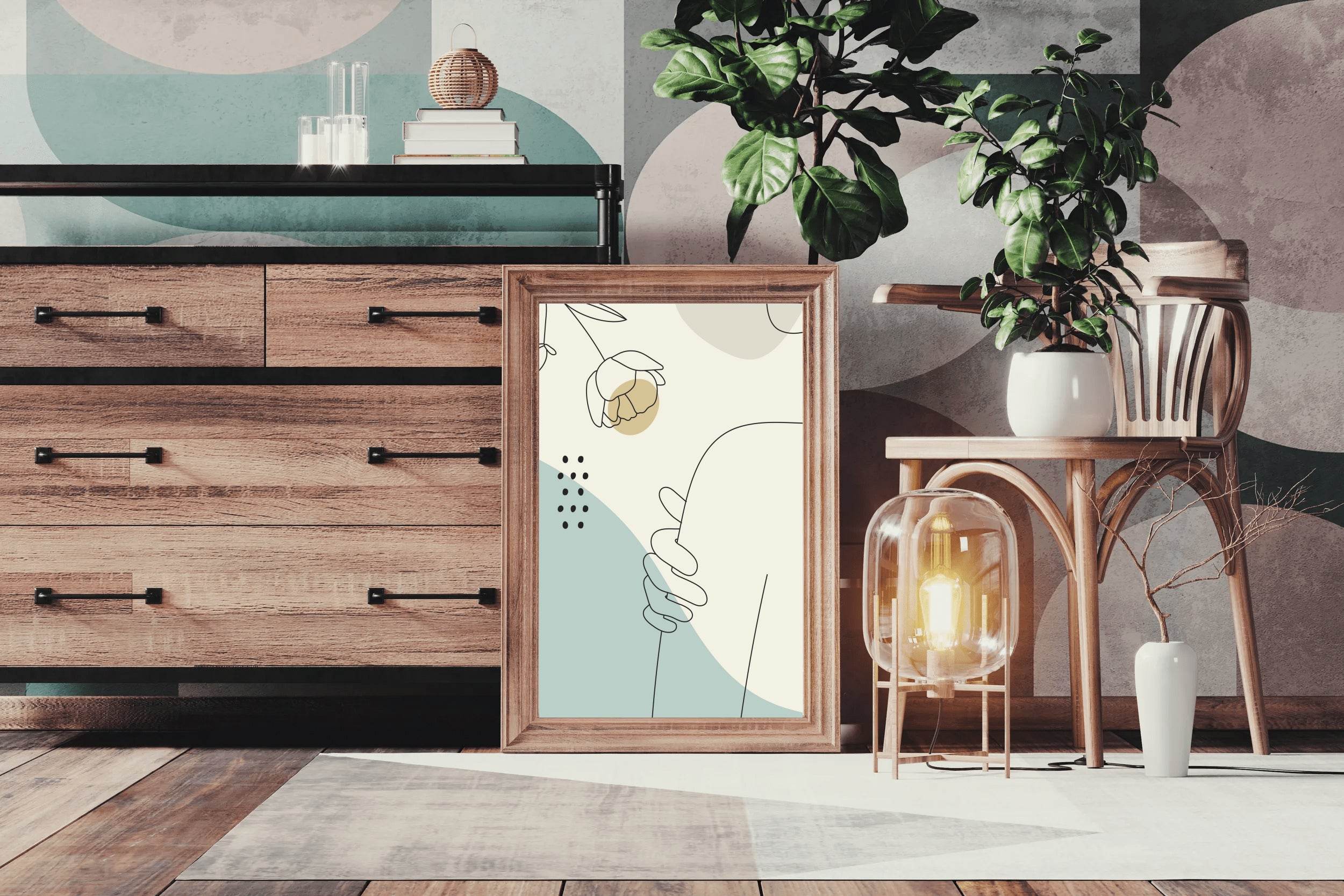 Emotional Woman Painting Wall Art - beink online art store
