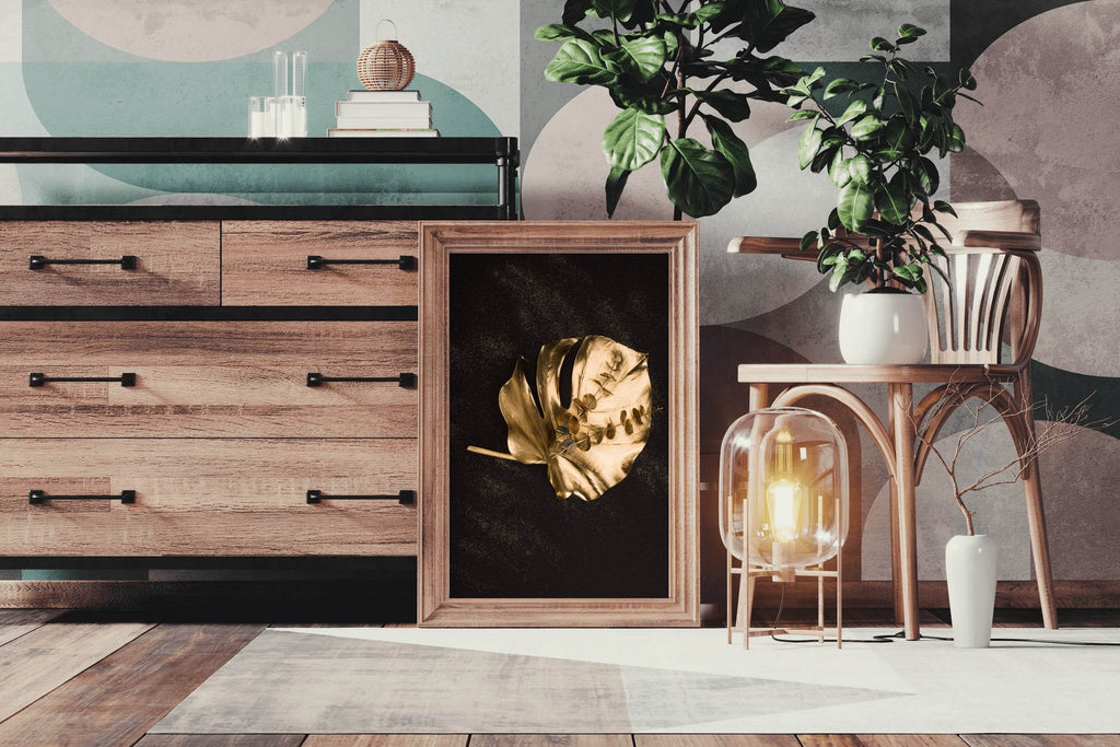 Master Flame Luxurious Black & Gold - beink online art store