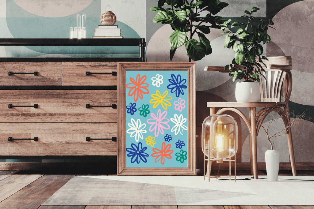Painting The Leaves of The Spoon Flower Wall Art - beink online art store