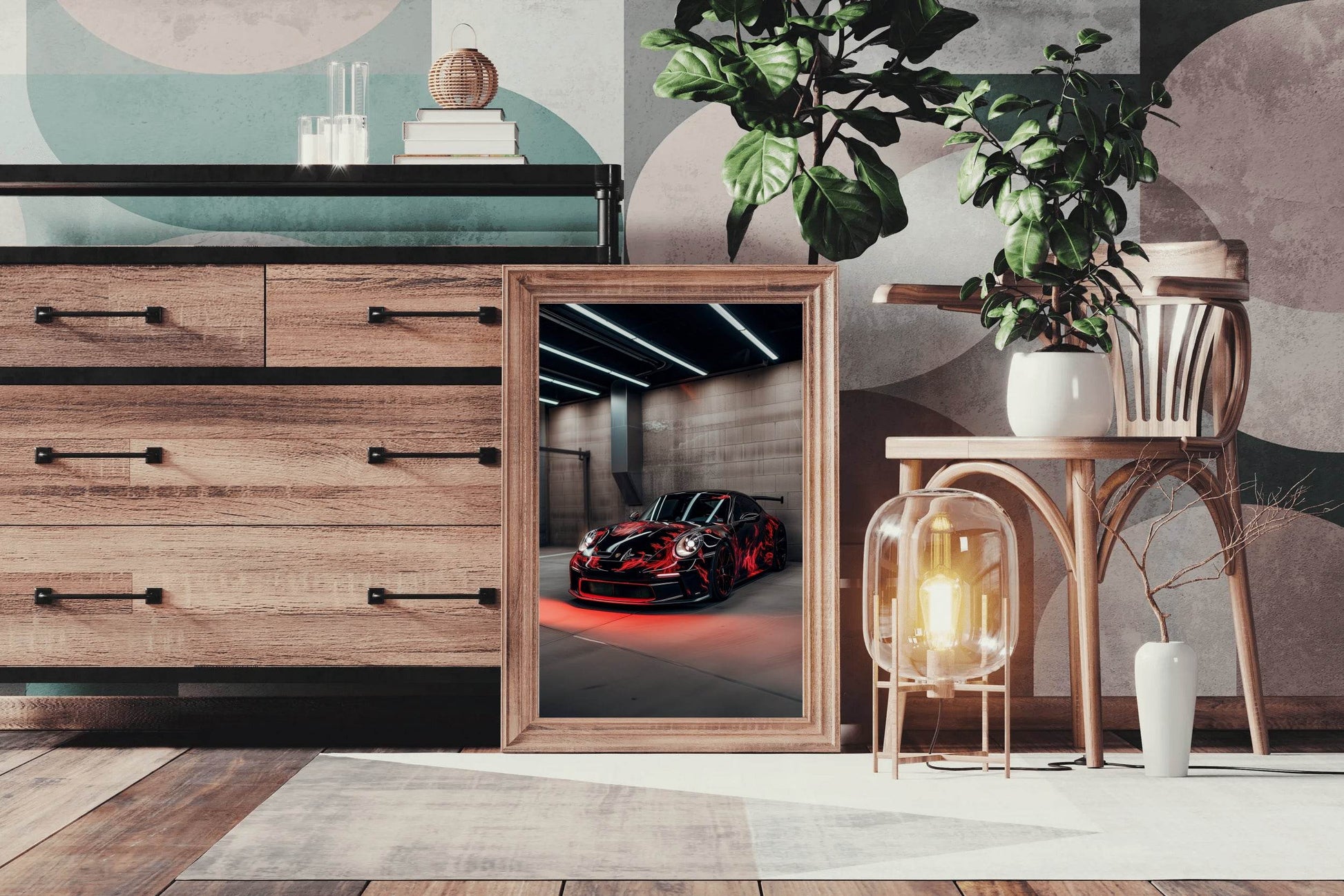 Porsche Wrap Concept Wall Art - beink online art store