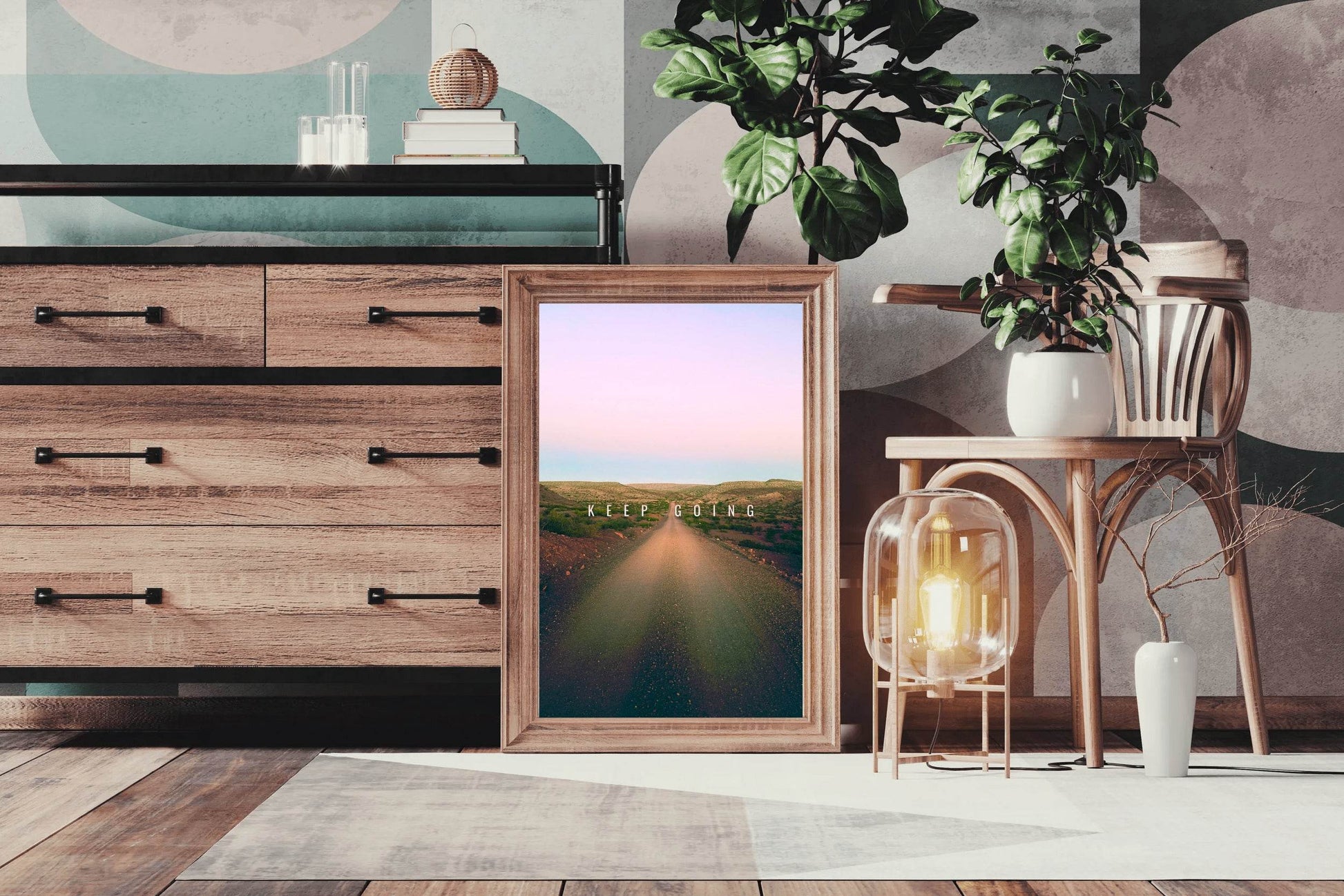 Keep Going Motivational Wall Art - beink online art store