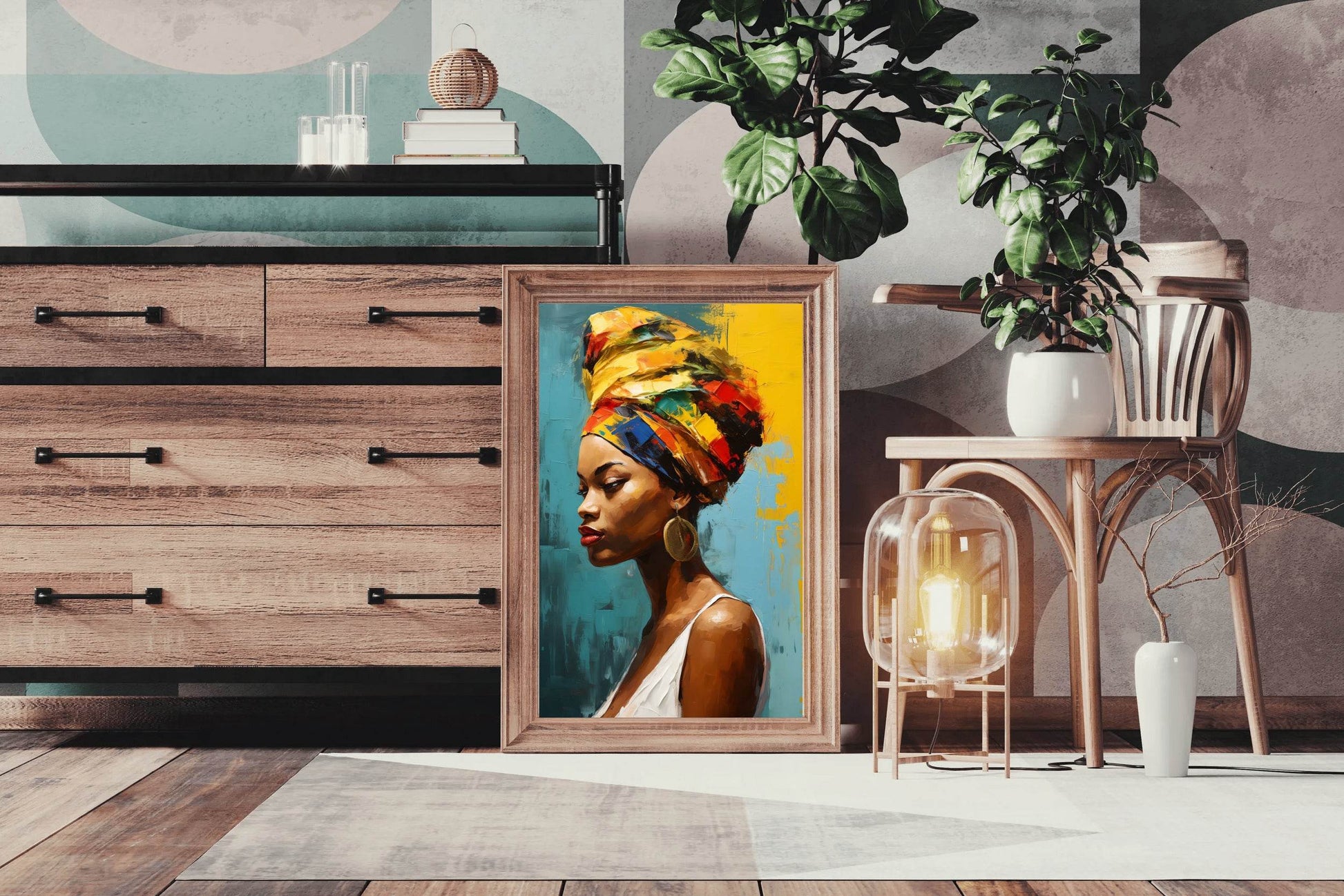 African Women Canvas Wall Art - beink online art store