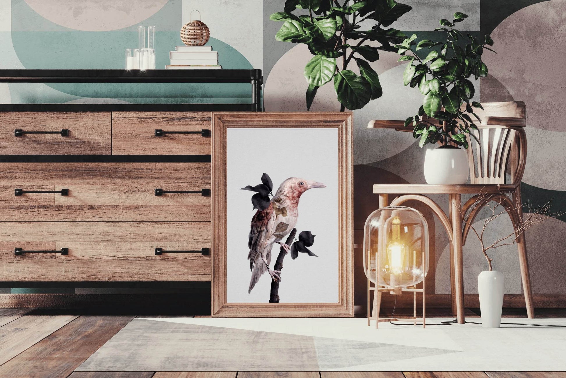 Hummingbird Digital Wall Art - beink online art store