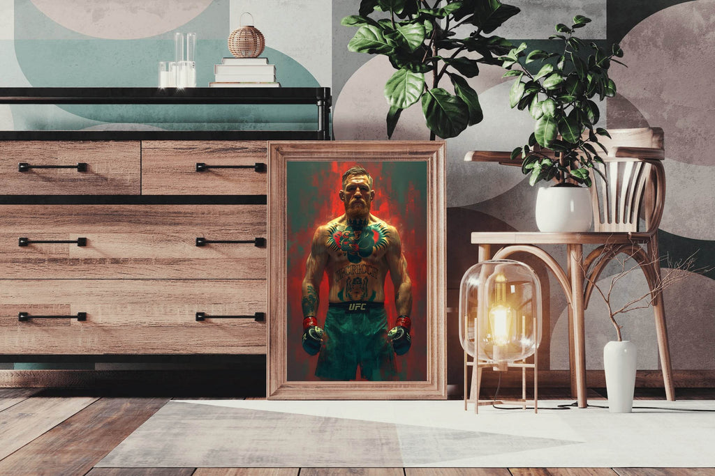 Master Flame Sports Aesthetic Wall Art Poster for Living Room, Home & Wall Decor | McGregor - beink online art store