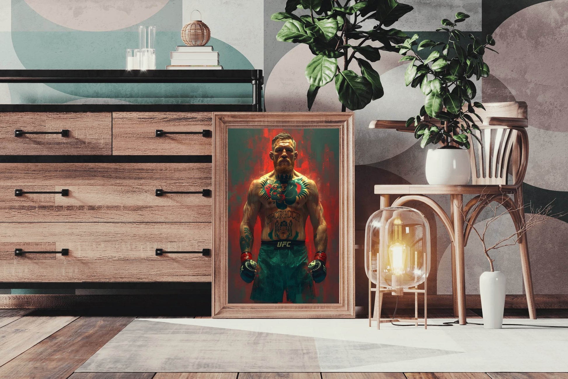 Master Flame Sports Aesthetic Wall Art Poster for Living Room, Home & Wall Decor | McGregor - beink online art store