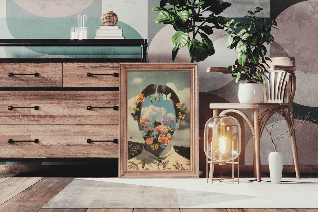 The Face Of A Girl Without A Face Wall Art - beink online art store