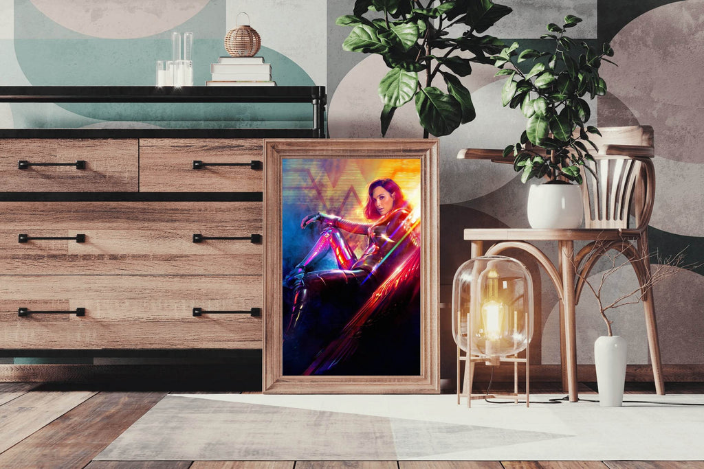 Wonder Woman 1984 with Shiny theme Wall Art - beink online art store