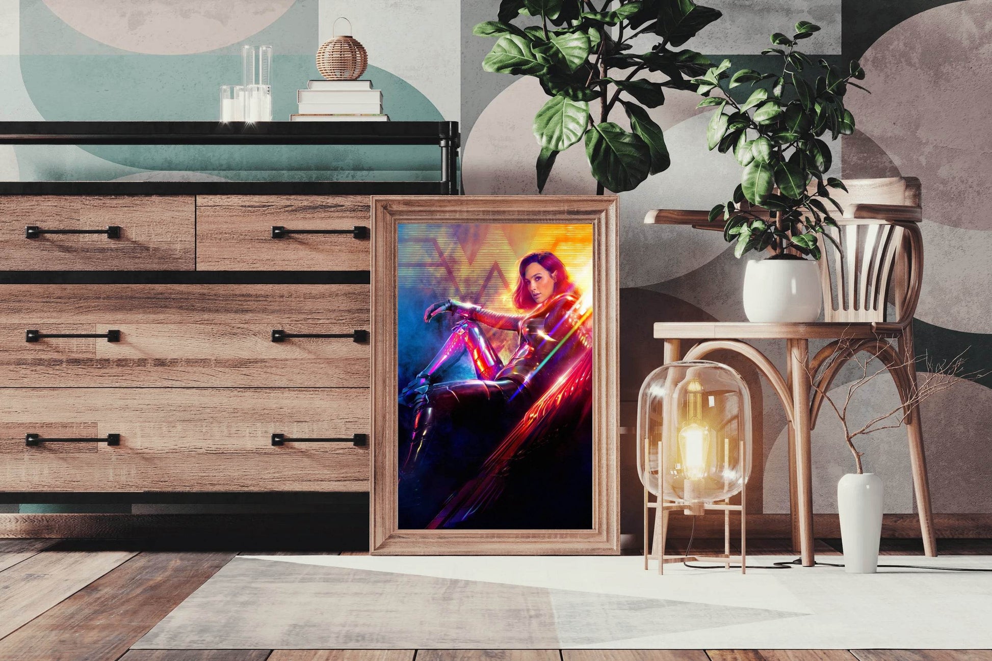 Wonder Woman 1984 with Shiny theme Wall Art - beink online art store