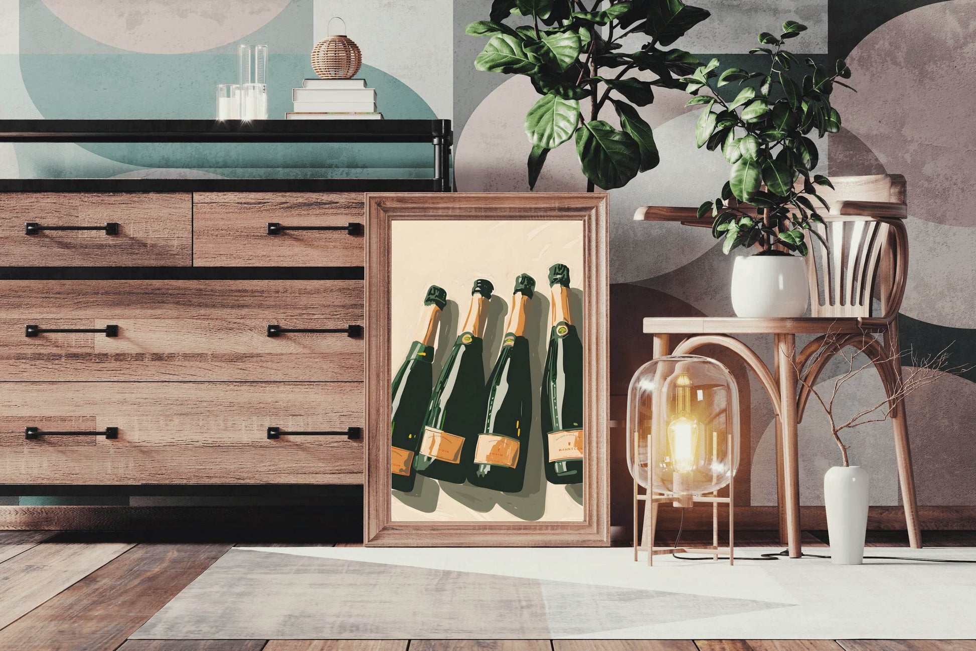 Vip Champagne Wall Art - beink online art store