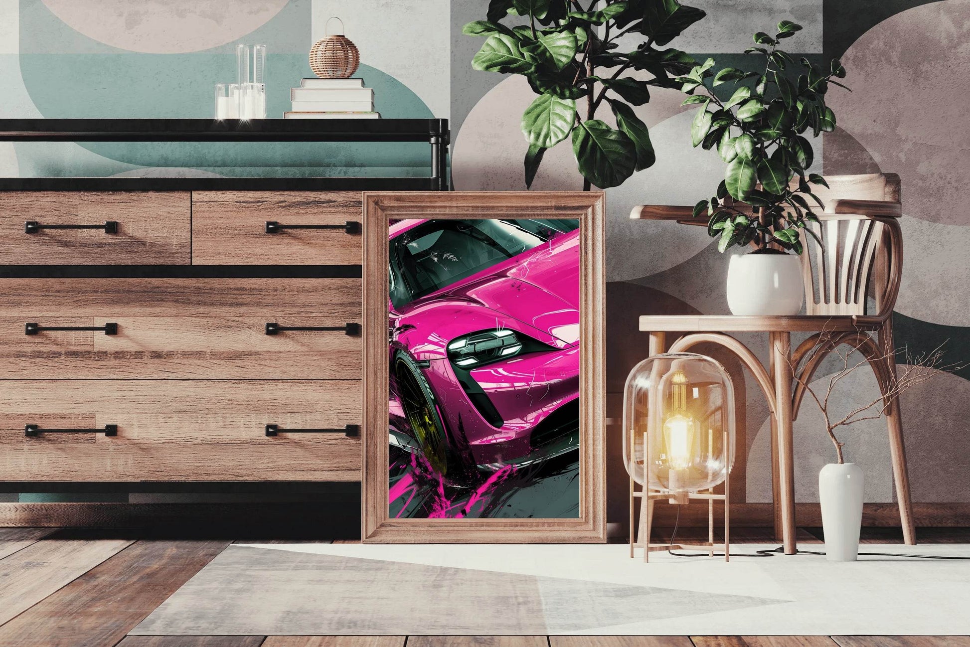 Porsche Taycan Turbo GT Wall Art - beink online art store