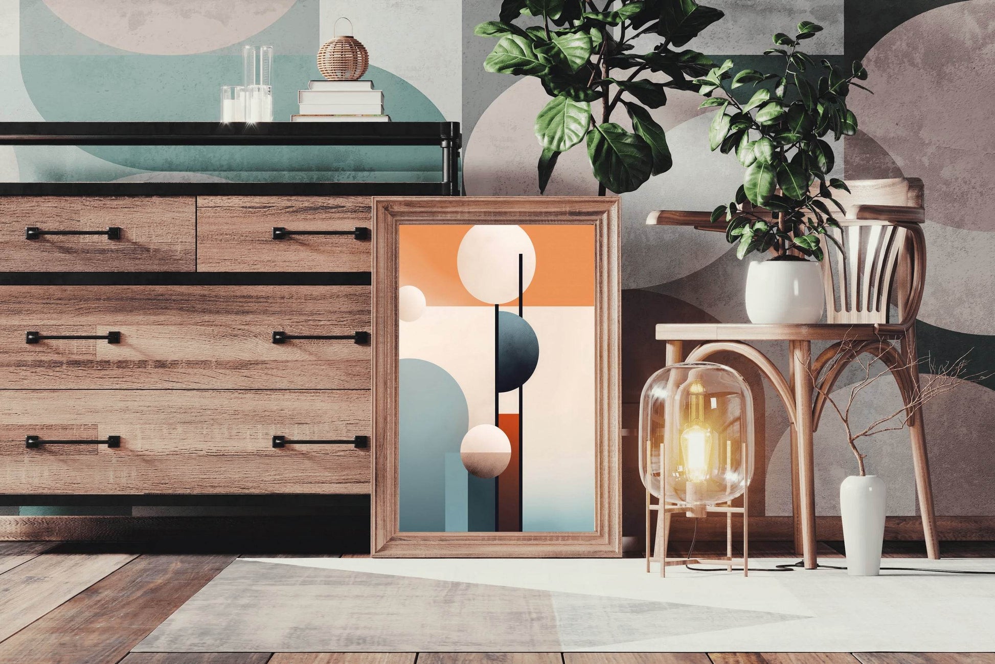 Geometric Abstract Wall Art - beink online art store