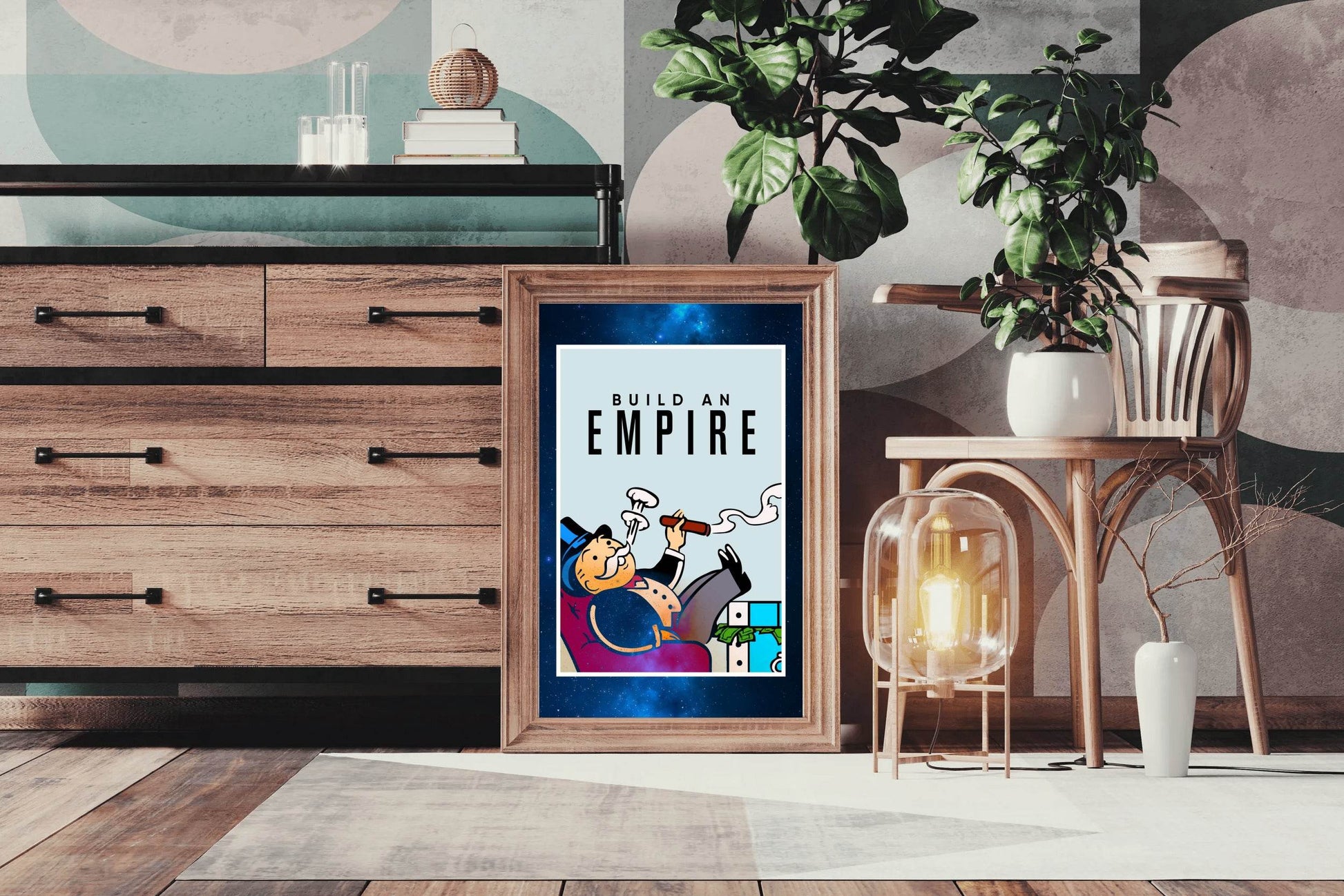 Monopoly-Inspired Success Motivational Wall Art - beink online art store