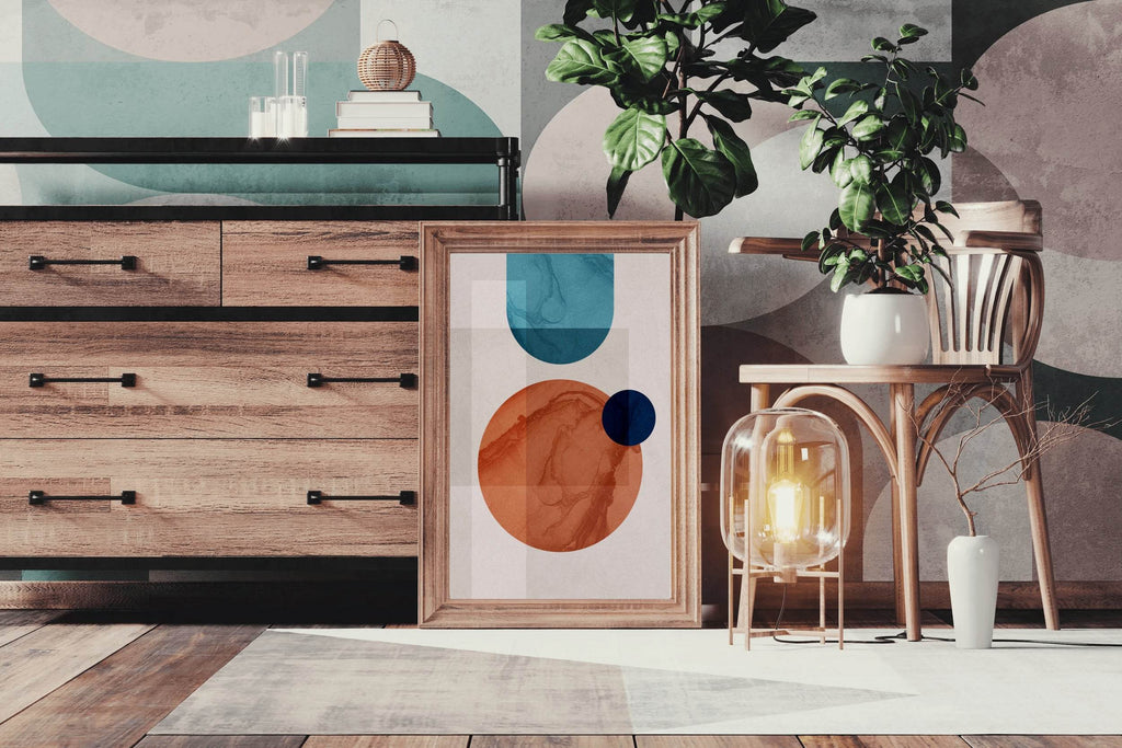 Creative Geomtric Shape Abstract Wall Art - beink online art store