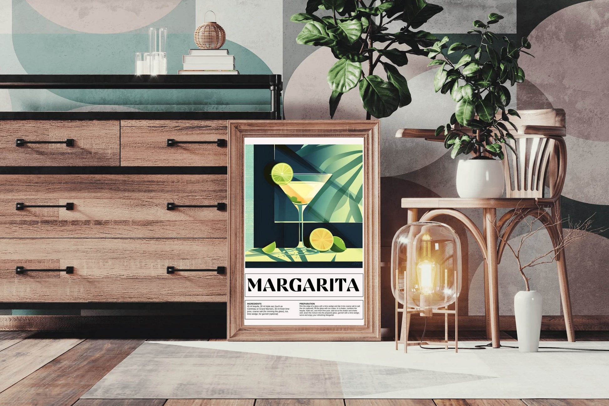 Classic Margarita Wall Art - beink online art store