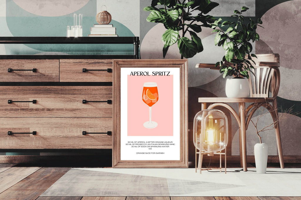 Spritz Cocktail Wall Art - beink online art store