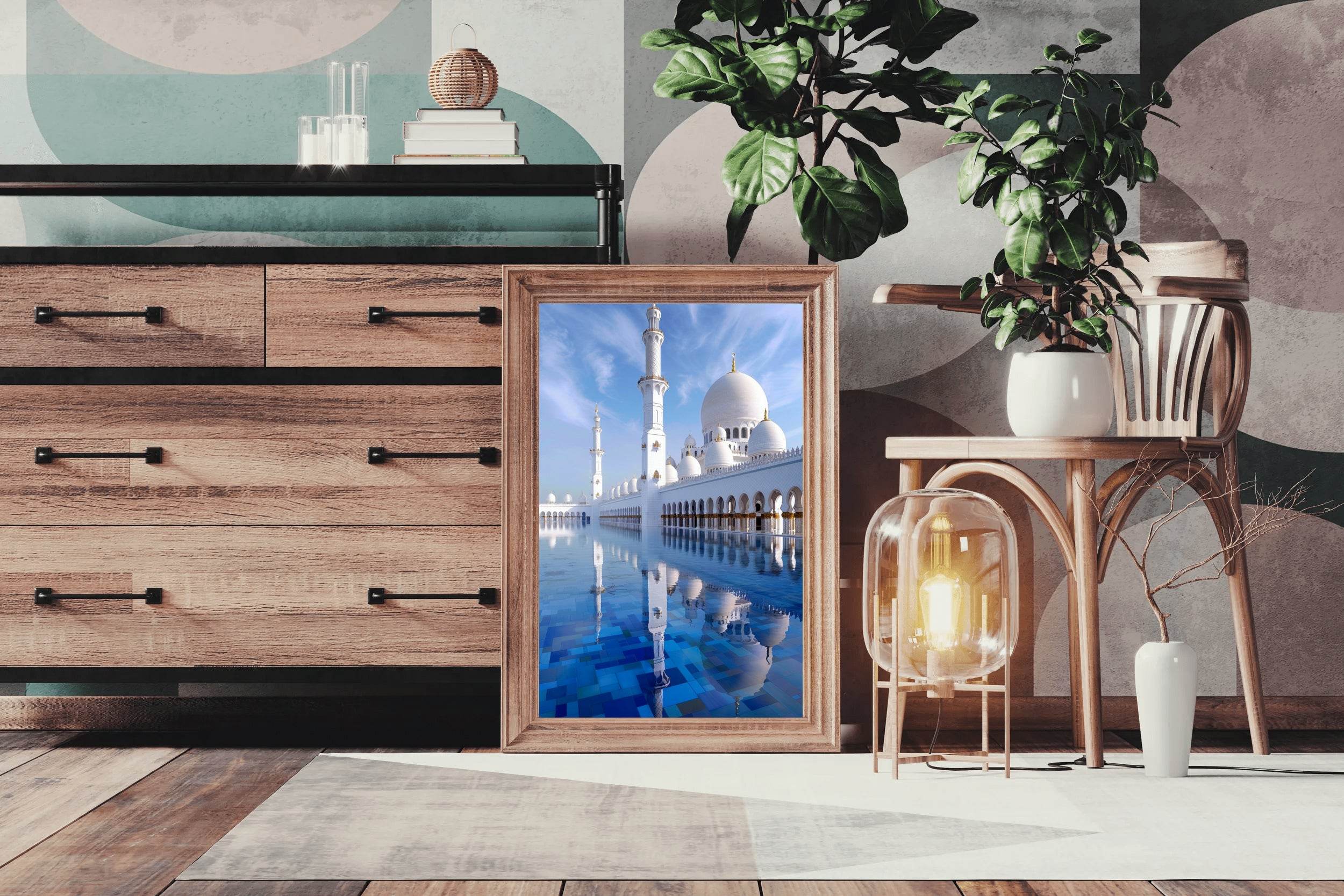 Clear Waters of the Mosque Wall Art - beink online art store