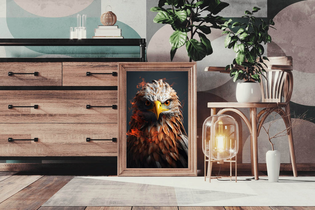 3D Eagle Painting Bird Wall Art - beink online art store